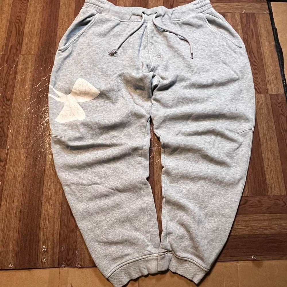 Under Armour Grey Fleece Cold Tech Sportswear Sweatpants Jogger XL